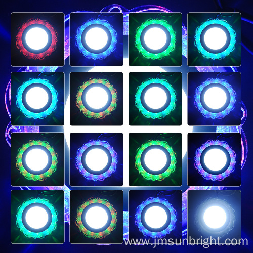 Lacy RGB and white panel LED light